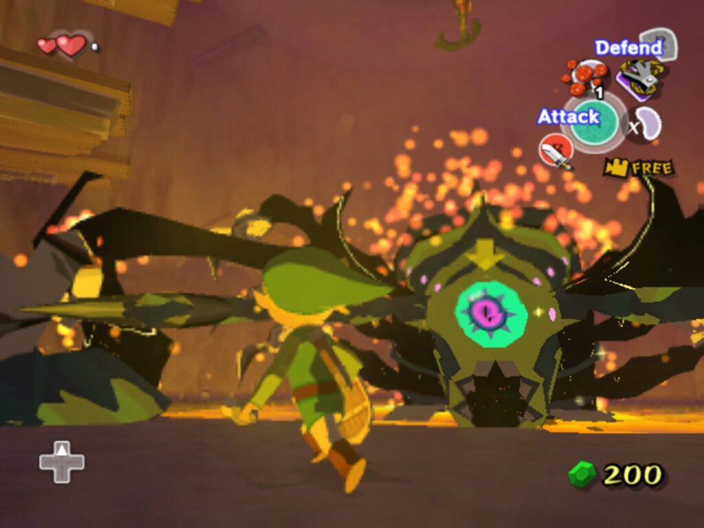 Capture d’écran de The Legend of Zelda: The Wind Waker