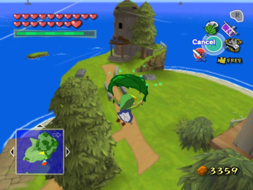 Capture d’écran de The Legend of Zelda: The Wind Waker