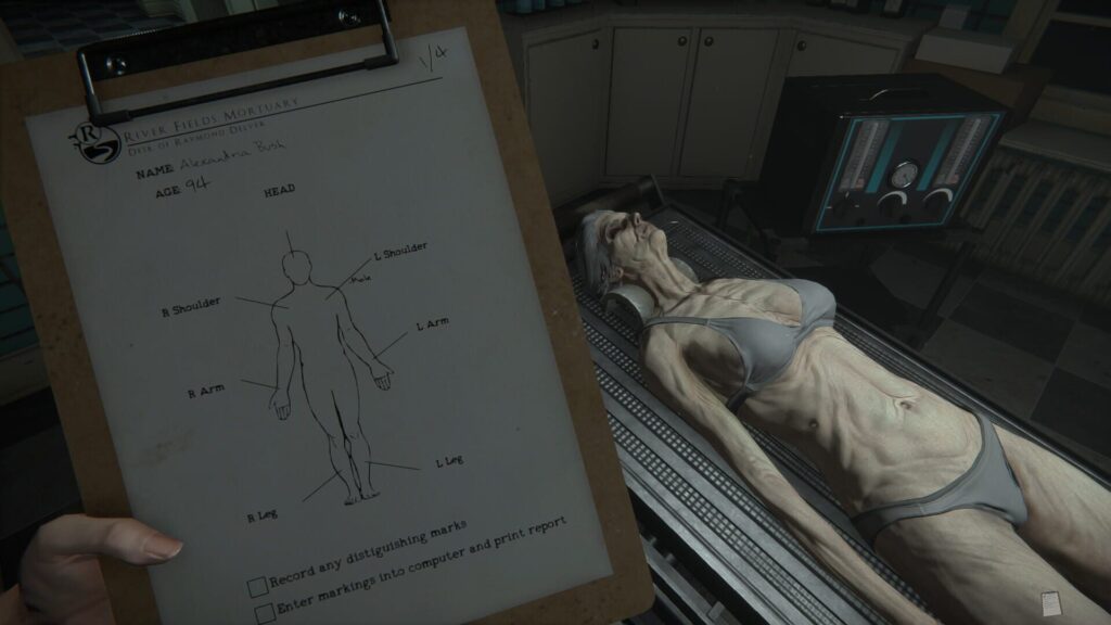 Capture d’écran de The Mortuary Assistant