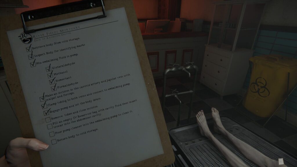 Capture d’écran de The Mortuary Assistant