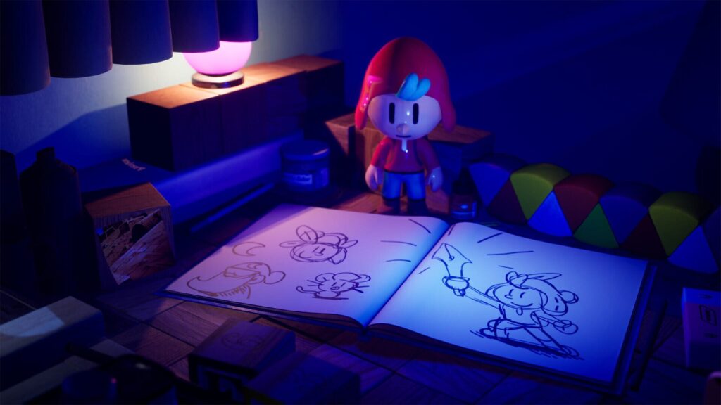 Capture d’écran de The Plucky Squire