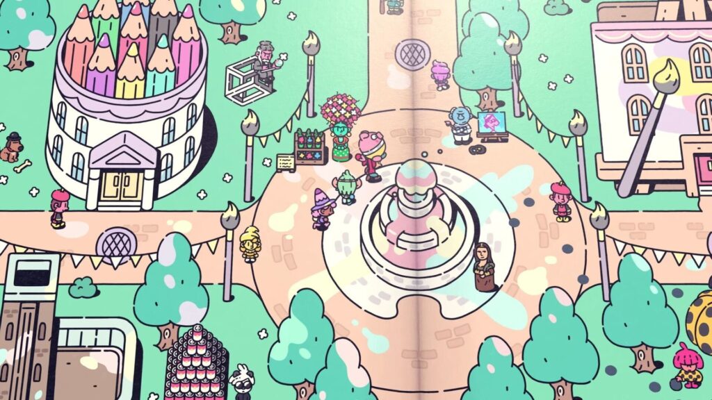 Capture d’écran de The Plucky Squire