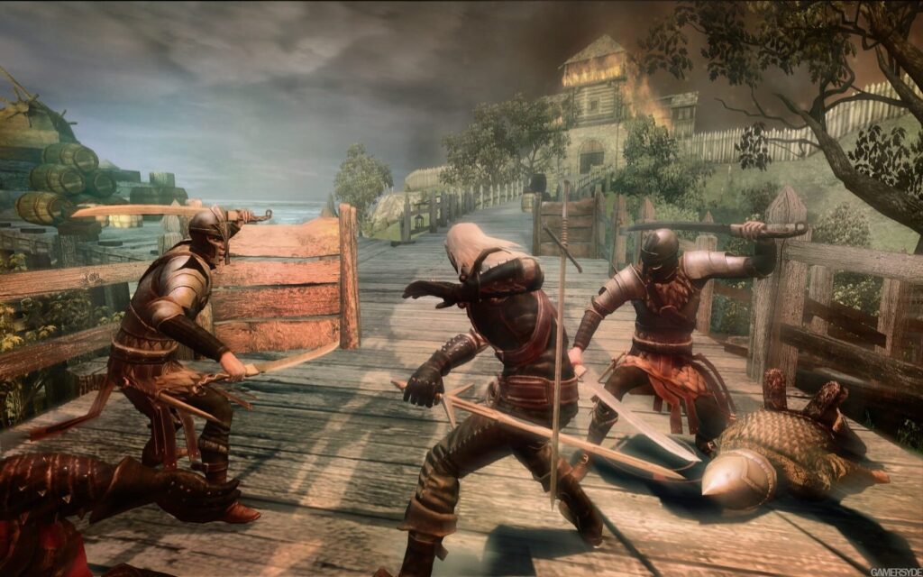 Capture d’écran de The Witcher
