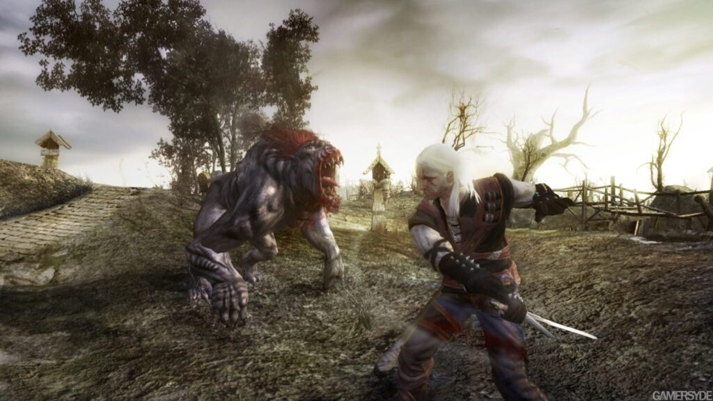Capture d’écran de The Witcher