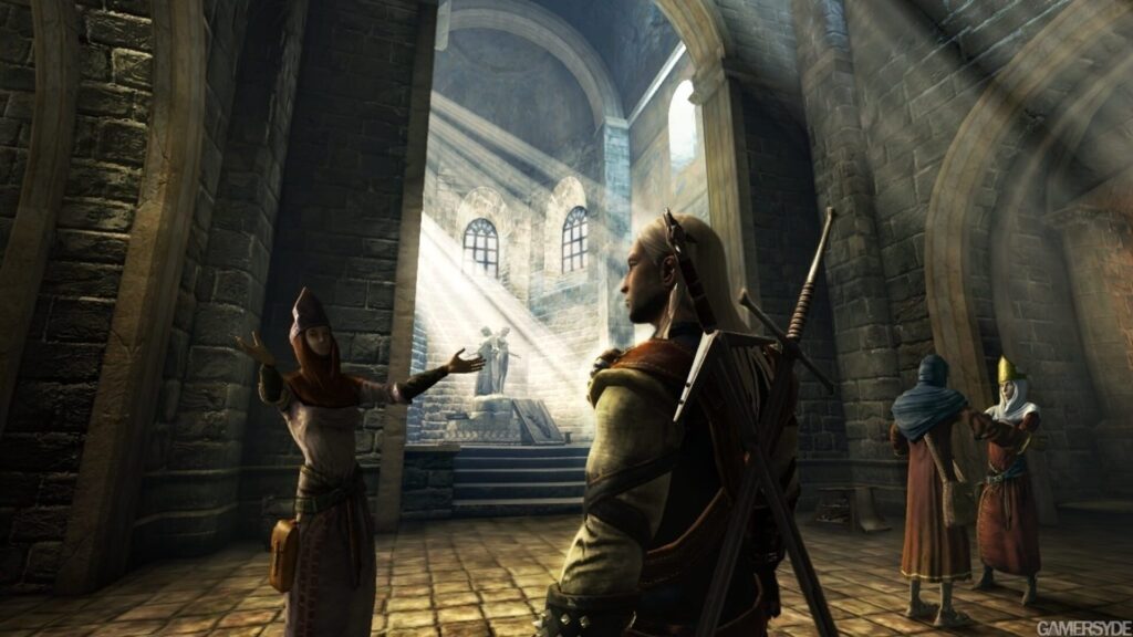 Capture d’écran de The Witcher
