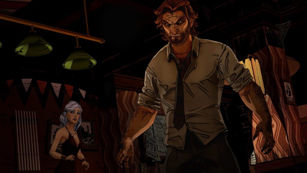 Capture d’écran de The Wolf Among Us