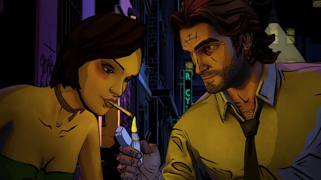 Capture d’écran de The Wolf Among Us