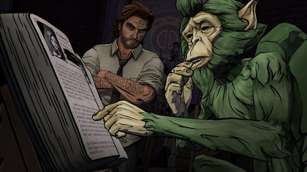 Capture d’écran de The Wolf Among Us