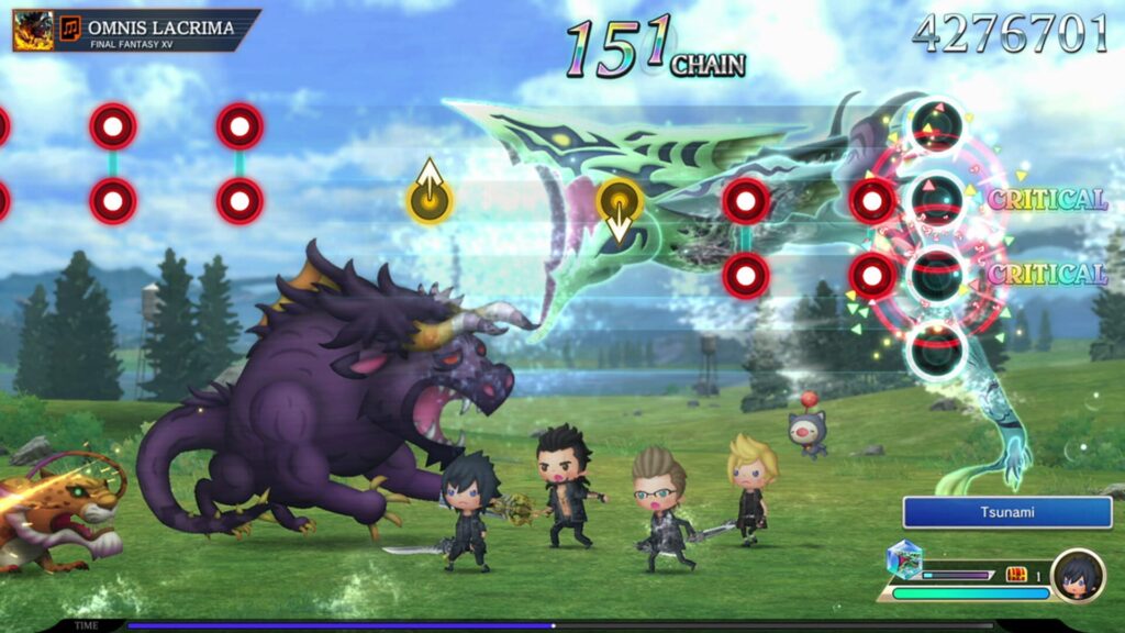 Capture d’écran de Theatrhythm Final Bar Line