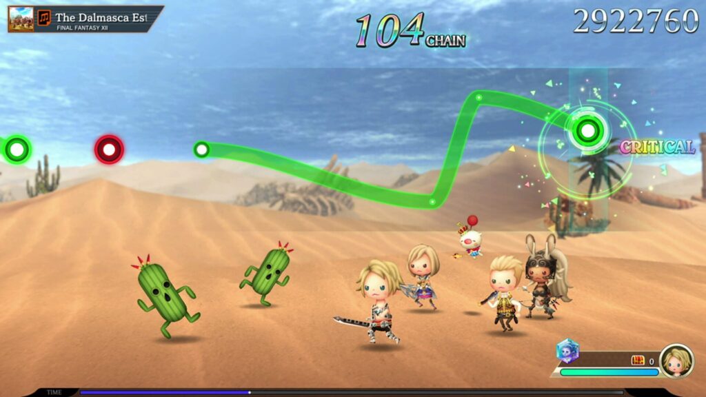 Capture d’écran de Theatrhythm Final Bar Line