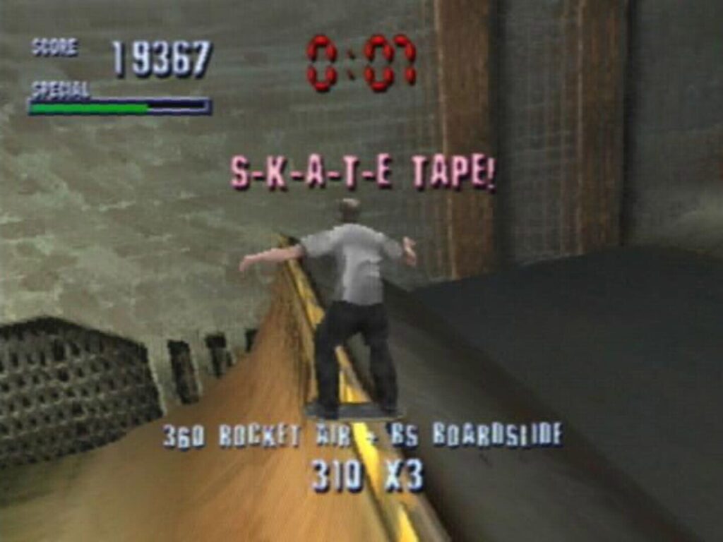 Capture d’écran de Tony Hawk’s Pro Skater