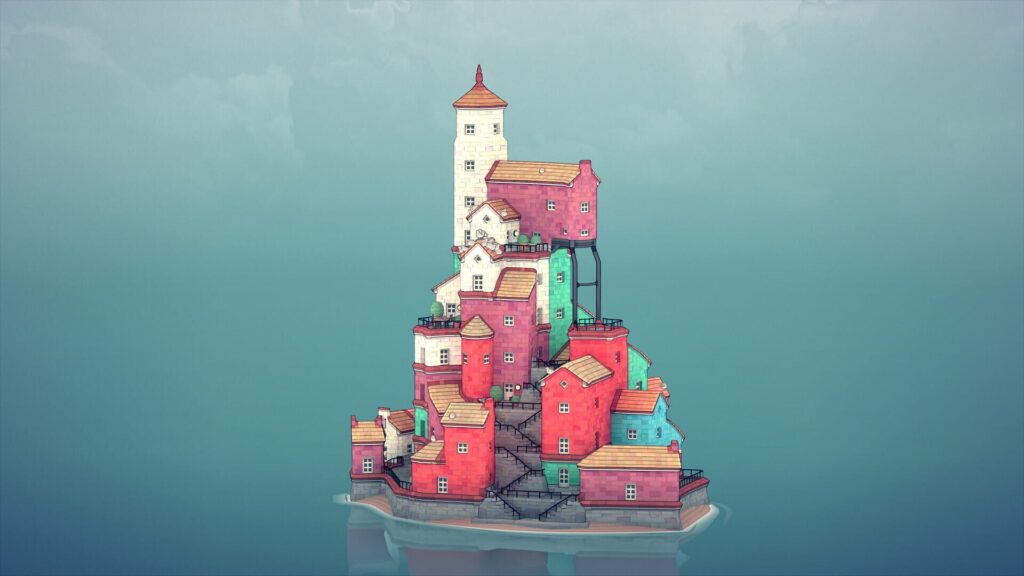Capture d’écran de Townscaper