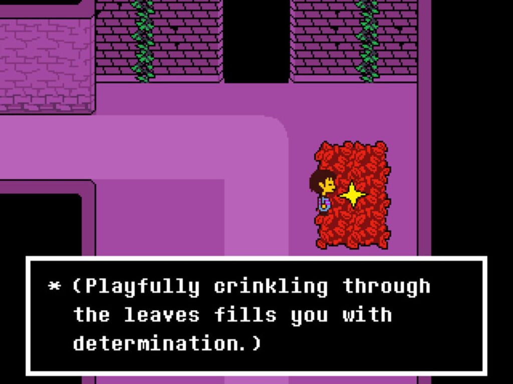 Capture d’écran de Undertale