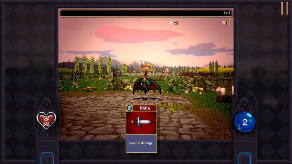 Capture d’écran de Vampire Crawlers: The Turbo Wildcard from Vampire Survivors