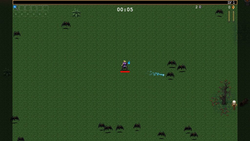 Capture d’écran de Vampire Survivors