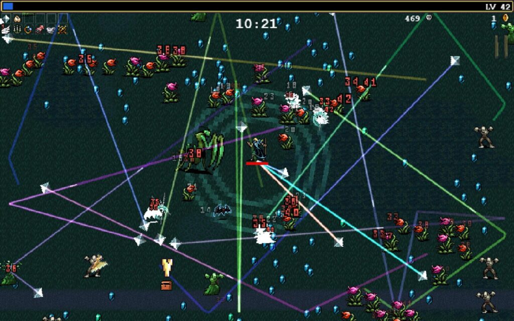 Capture d’écran de Vampire Survivors