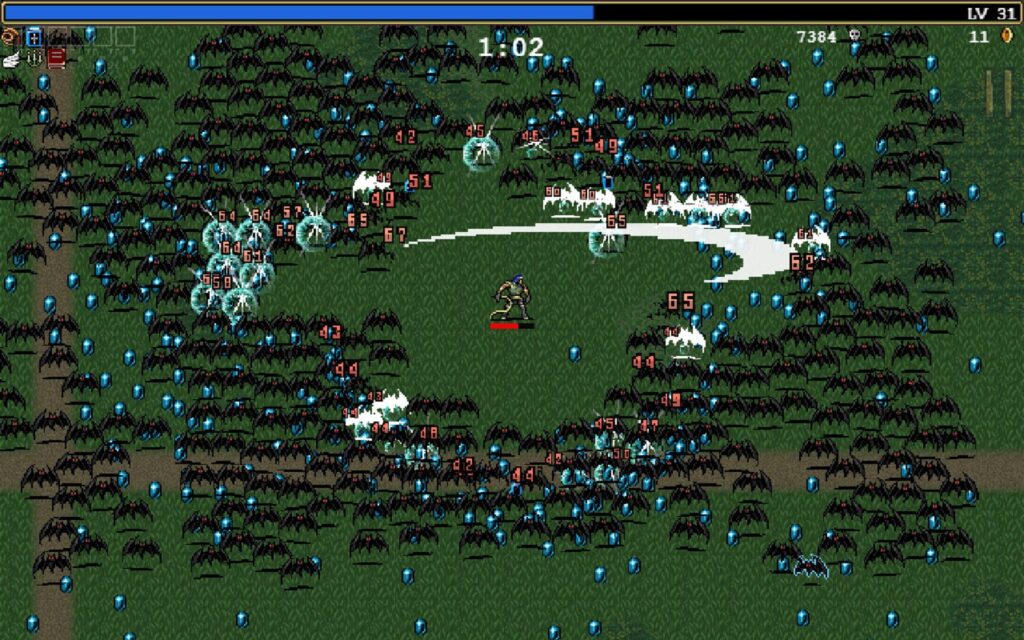 Capture d’écran de Vampire Survivors