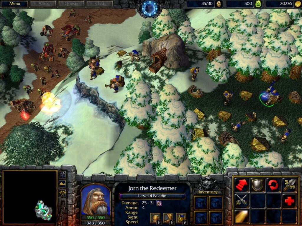 Capture d’écran de Warcraft III: Reign of Chaos