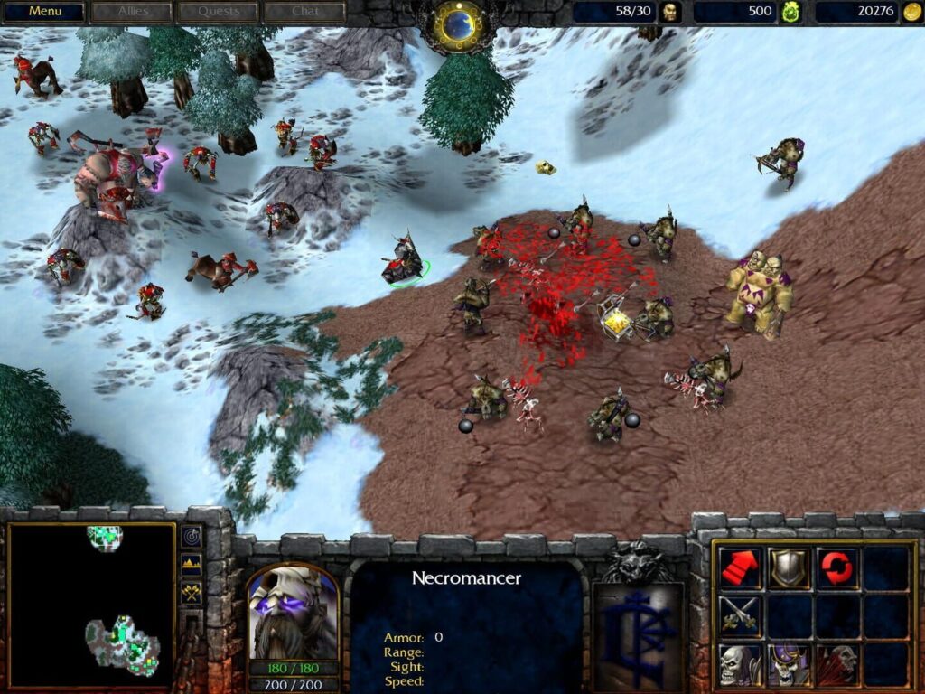 Capture d’écran de Warcraft III: Reign of Chaos