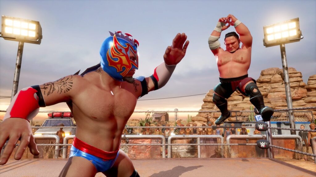 Capture d’écran de WWE 2K Battlegrounds