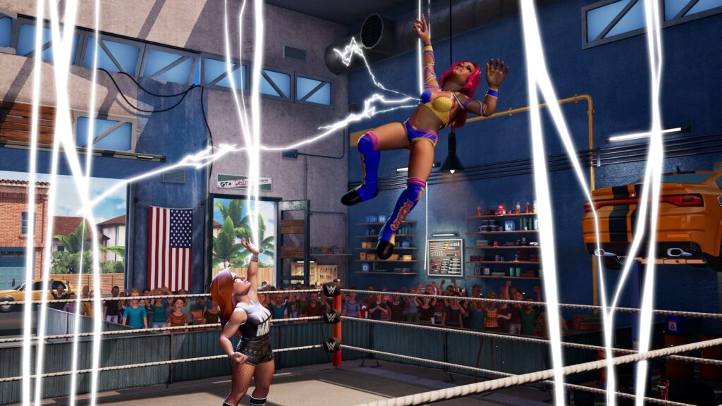Capture d’écran de WWE 2K Battlegrounds