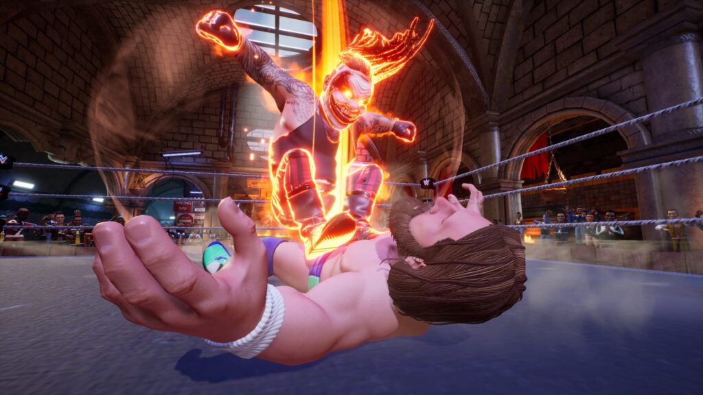 Capture d’écran de WWE 2K Battlegrounds