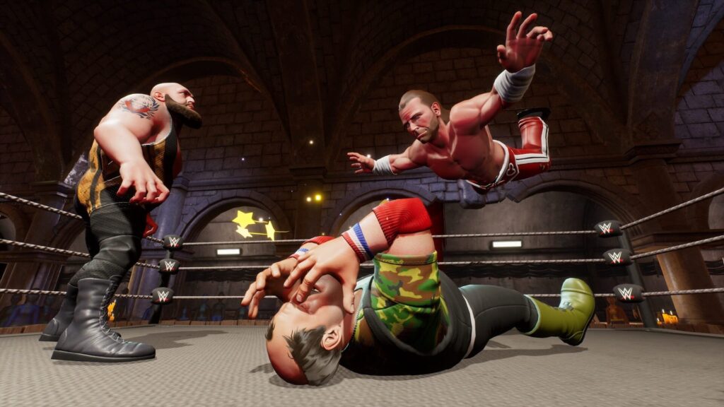 Capture d’écran de WWE 2K Battlegrounds