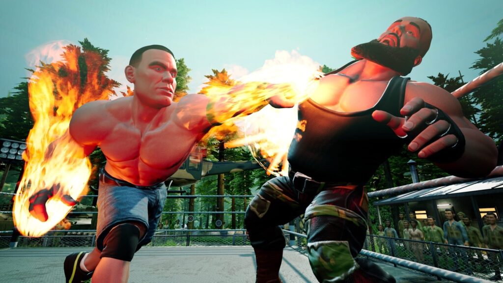 Capture d’écran de WWE 2K Battlegrounds