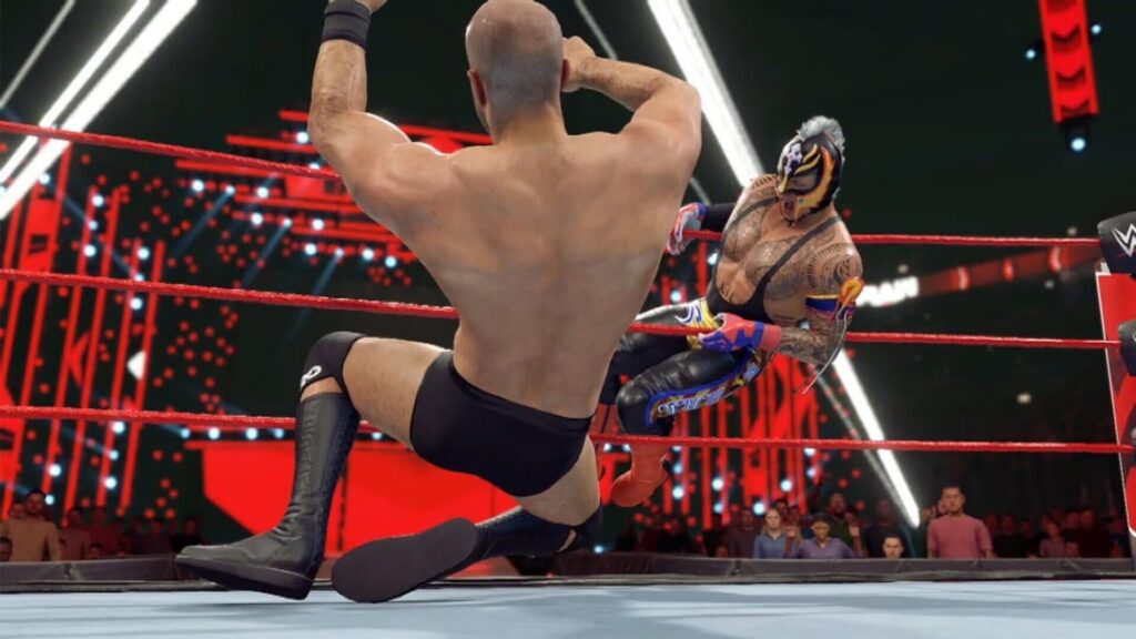 Capture d’écran de WWE 2K22