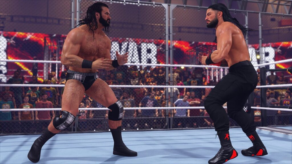 Capture d’écran de WWE 2K23