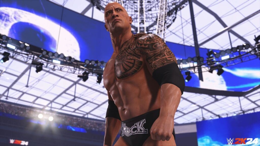 Capture d’écran de WWE 2K24