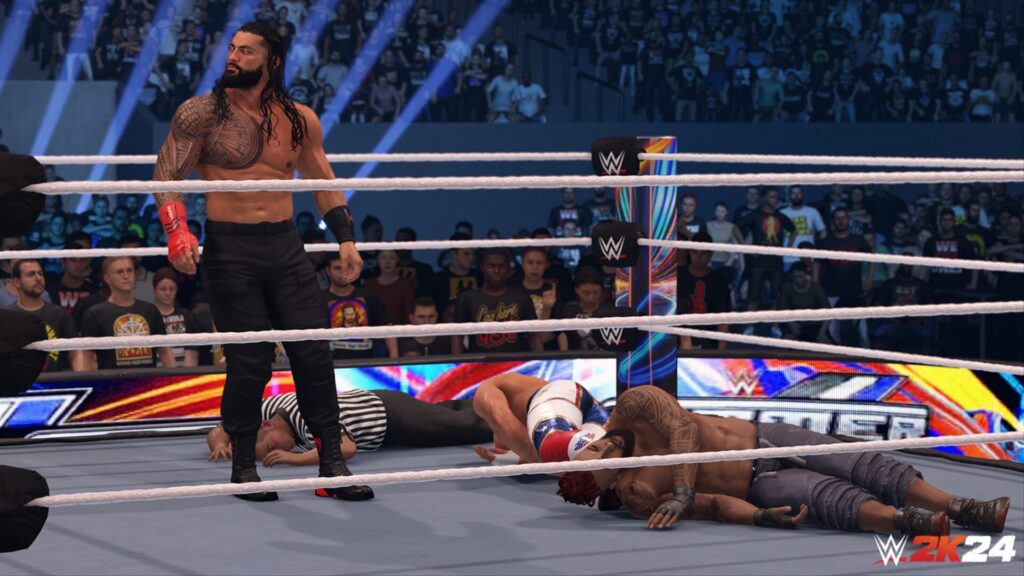 Capture d’écran de WWE 2K24