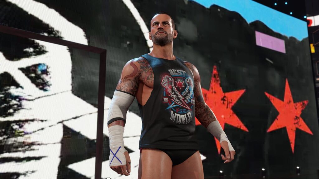 Capture d’écran de WWE 2K25