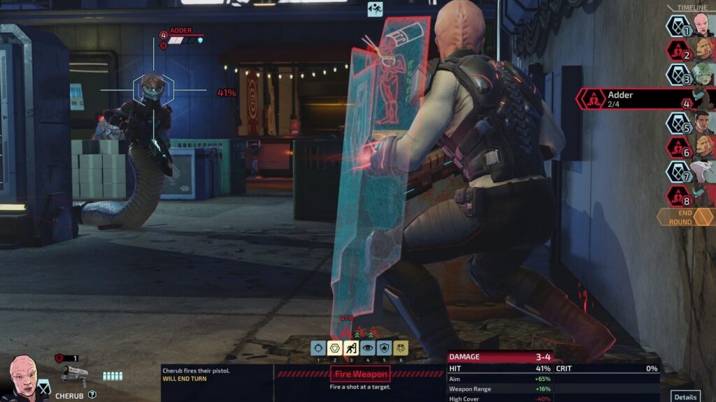 Capture d’écran de XCOM: Chimera Squad