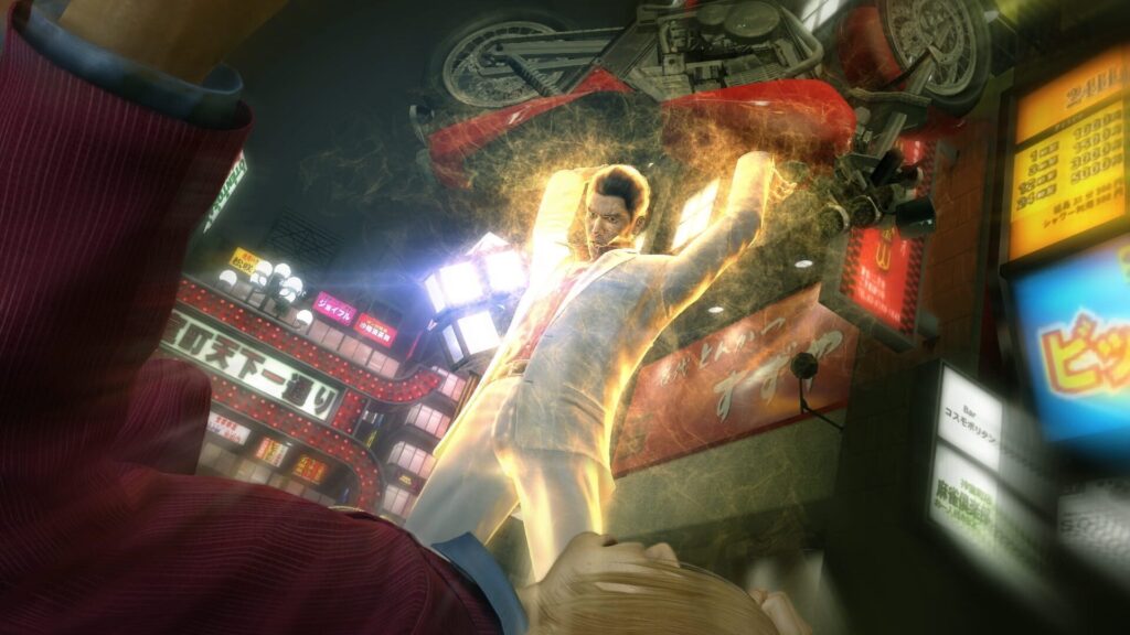 Capture d’écran de Yakuza Kiwami