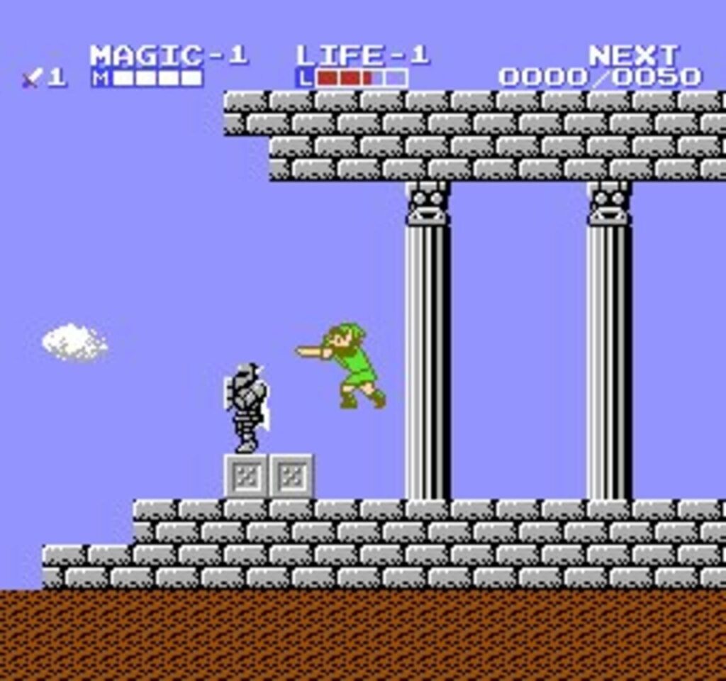 Capture d’écran de Zelda II: The Adventure of Link