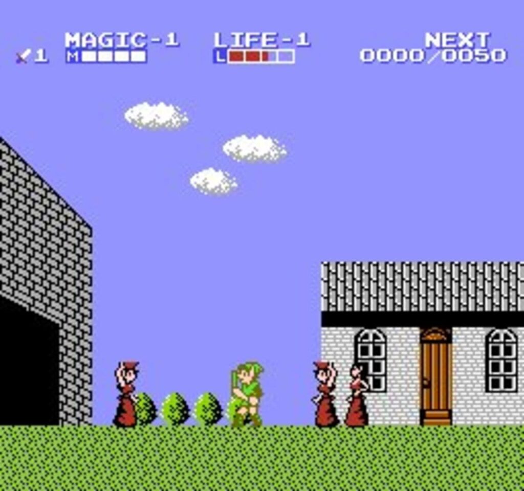 Capture d’écran de Zelda II: The Adventure of Link