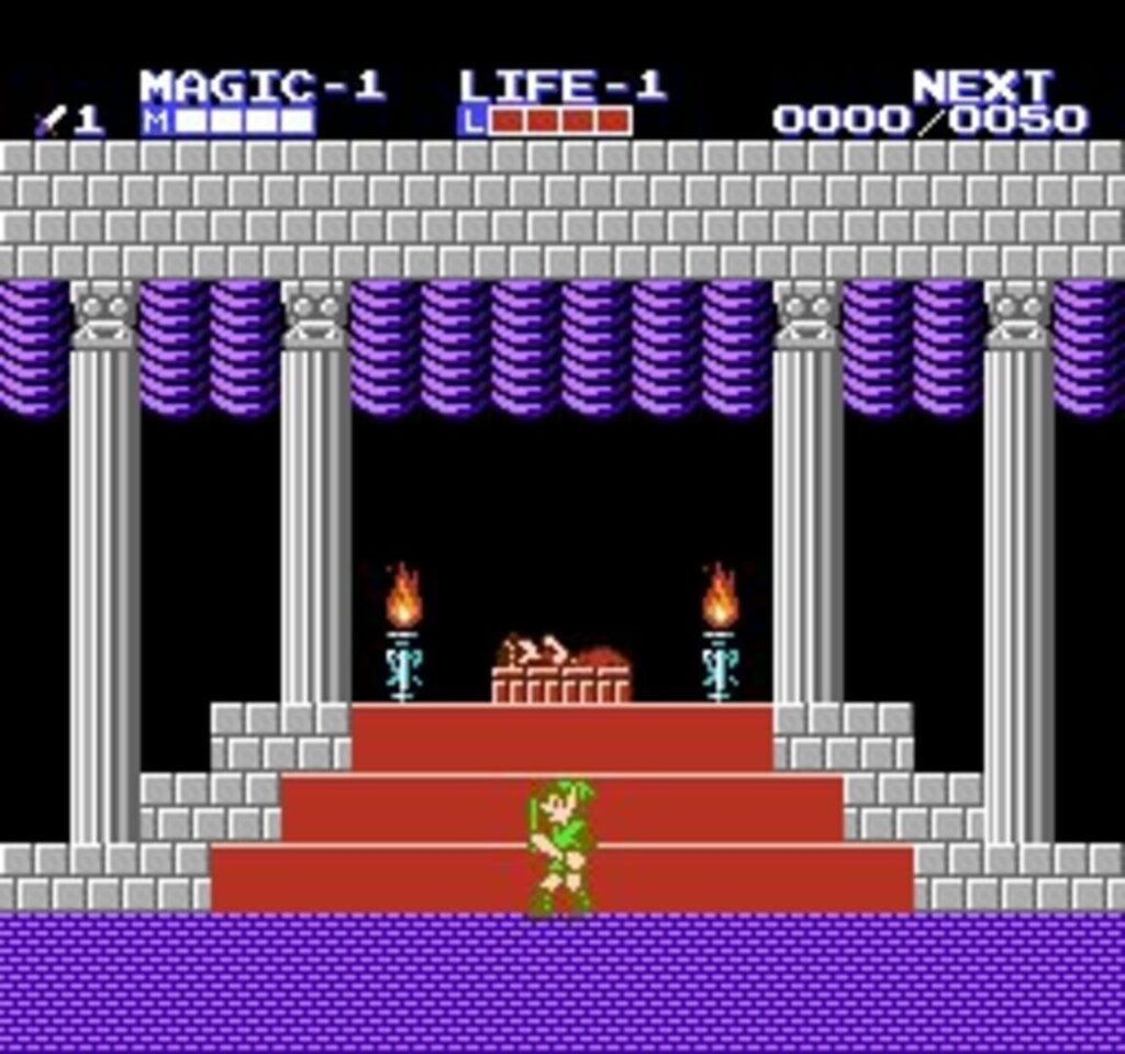 Capture d’écran de Zelda II: The Adventure of Link