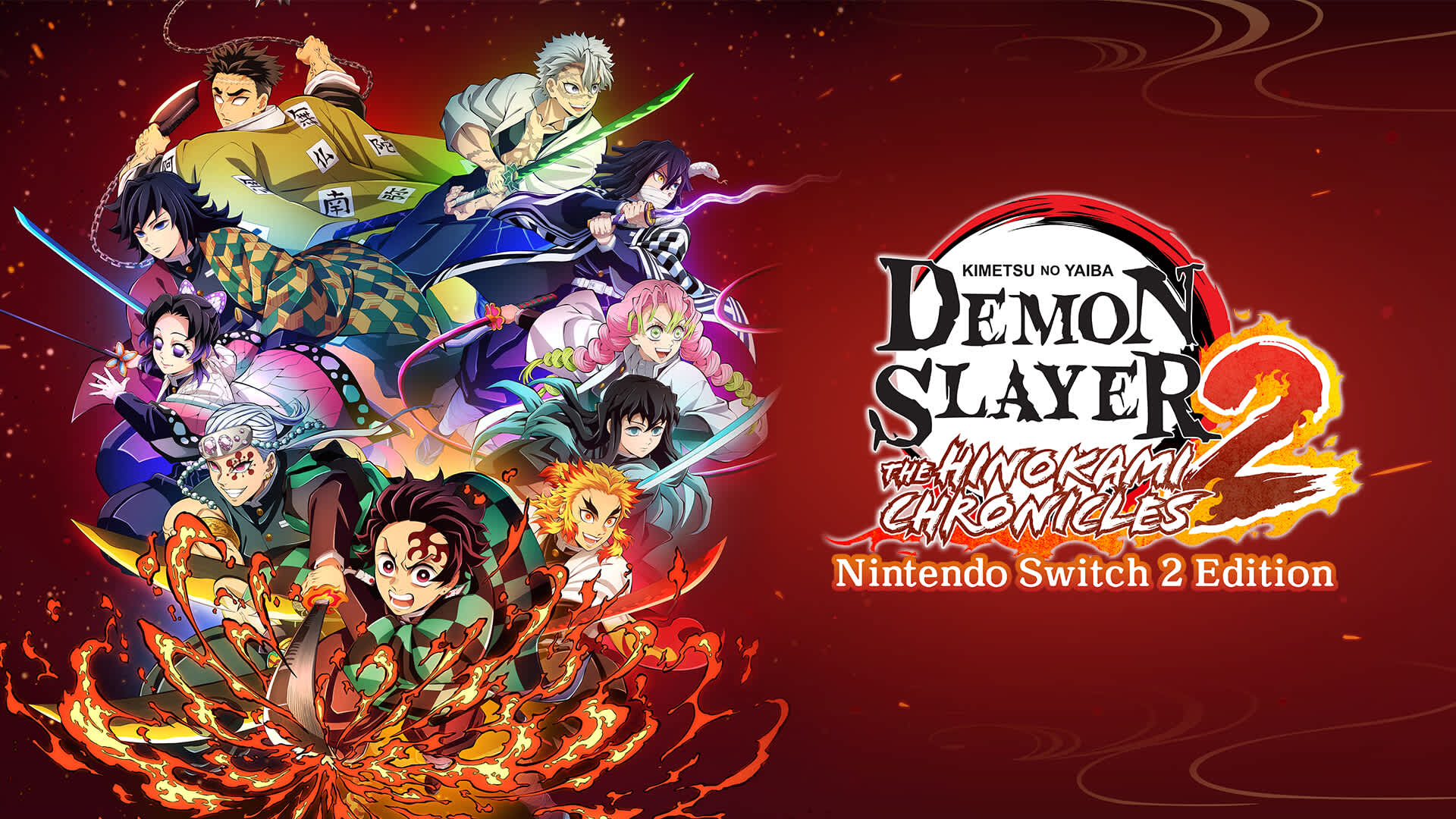 Visuel officiel de Demon Slayer -Kimetsu no Yaiba- The Hinokami Chronicles 2 Nintendo Switch 2 Edition